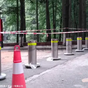 电动液压浅埋一体升降柱钛金款