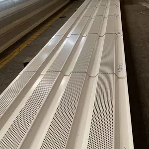 生产0.8mm镀锌屋面底板 YX38-150-900穿孔底板