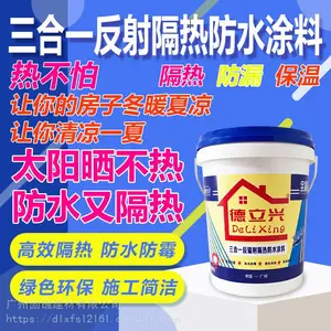外墙屋面补漏系列裂缝修复防水耐高温屋面楼顶白色装2KG可刷2平米
