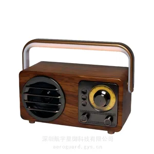 OEM/ODM全球定制支持FM/TF/USB/AUX/BT典雅复古蓝牙音箱AG-AS61