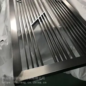 黑色不锈钢屏风
