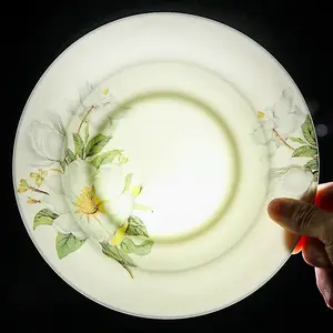 景德镇高白泥高温陶瓷盘子 合元陶瓷 碗盘批发厂家 餐具来图定制