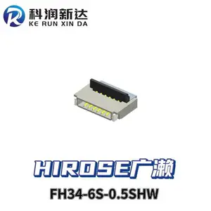 FH34-6S-0.5SHW HIROSE广濑连接器板对板 6PIN 元器件 封装SMD