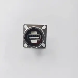 YW系列YW320F02BC2双卡口插座USBA型航空连接器接插件