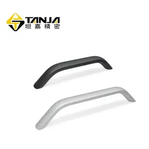 TANJA L24 铝合金椭圆弯曲手柄 机械把手 食品设备拉手