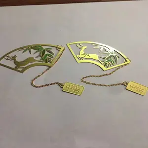 济南纯铜书签制作镂空书签制作厂家