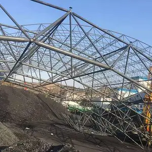 网架钢结构工程报价-网架钢结构工程- 龙之翔煤棚网架工程