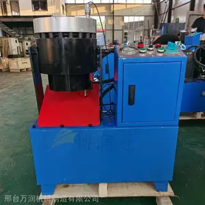 博润冠工地架子管扣压机 大棚骨架管缩管机