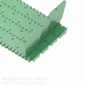 昆山星思路 批发定制塑料网带链镂空型 带孔带裙边包装机输送带