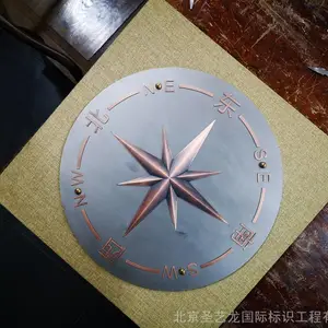 树脂艺术球墨铸铁雨水彩色卡通井盖铸铁市政污水雨水圆形方形重型工艺井盖