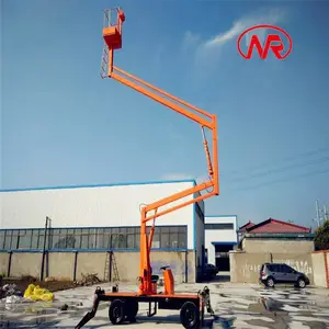 曲臂式升降机 自行走折叠式 360度旋转平台车 高空作业设备