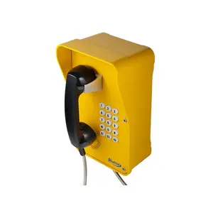 ��ҵ��IP68��ˮ�����绰 ѹ�����Ͻ�ڹ�ʽ ˫һ��ֱͨ 95dbǿ���� ����ˮ��վϴú��¶��Ӧ������ͨѶ����