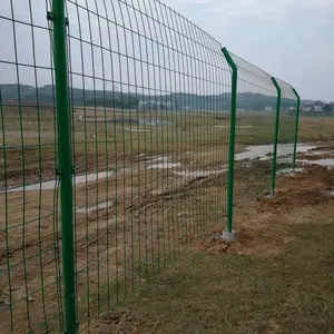 广西水库护栏网厂家 水源保护区隔离栅 双边丝护栏网 烨方出品