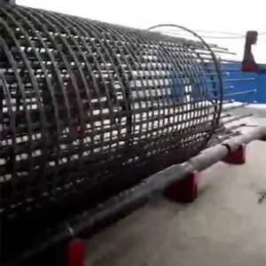 全自动钢筋笼绕筋机 数控钢筋笼滚笼机 钢筋笼缠绕机价格