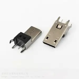 USB MICRO 2P立式母座 立式DIP10.0-15.0