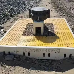 铁路混凝土电缆槽厂家-铁路复合拼装围台-拼装式水泥围台