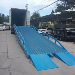 移动式登车桥 液压叉车坡道斜坡 工地集装箱装卸平台集装箱坡道