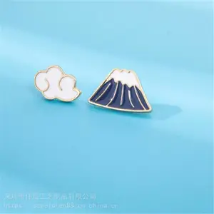 宣宁祥云胸针男女情侣金属徽章一对可爱日系ins潮个性简约小饰品