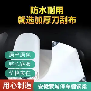 膜结构停车棚 PVDF膜材裁剪 透明彩色迷彩色 专业设计定制 金华新启