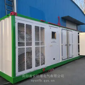瓦楞型防爆集装箱,石油钻井平台配套防爆正压房左右偏房司机室