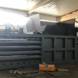 热销卧式塑料瓶废纸箱液压打包机废品塑料薄膜编织袋压包机