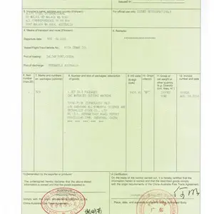 优势代理出口澳大利亚的***优惠原产地证书,价格优惠,当天出证