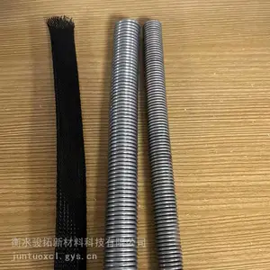 201不锈钢螺旋裹丝透水弹簧钢管15*1.2 骏拓定做