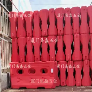 厦门漳州水马围挡现货速发三孔水马围挡1.8米1.2米围挡工地施工水马围挡防撞桶