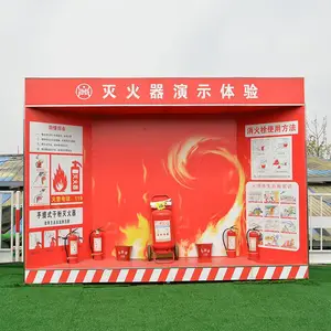 湖北建筑安全体验区消防器材演示体验 厂家直销 湖南汉坤实业
