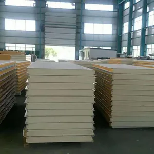 盘锦150mm彩钢聚氨酯保温板冷库板聚氨酯封边岩棉复合板厂家