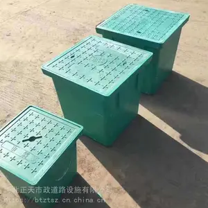 SMC一体式穿线井复合树脂弱电井筒路灯强电免砌砖