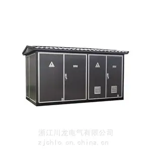 YBM-12欧式箱式变压器1250kva 户外预装式变电站