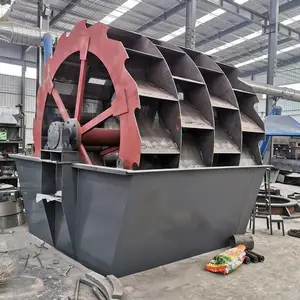 大型洗沙机设备 小型石粉洗沙机设备 时产100吨轮斗洗沙机设备