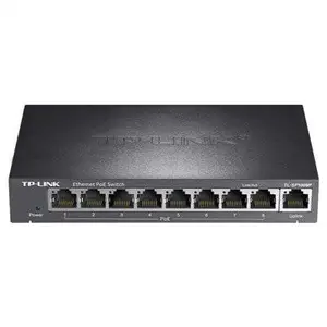TP-LINK TL-SF1009P 8口全供电 9口标准POE交换机百兆 48V供电器