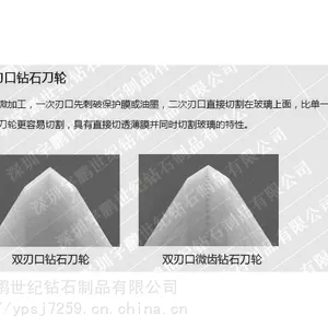 NIKKEN/日研 双角度全刃口钻石刀轮PCD-NC-SD3