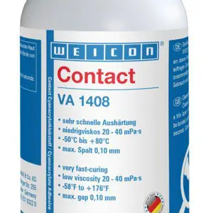 WEICON中国总经销 VA1408 瞬间胶 无霜型 耐潮湿 可粘接各种材料