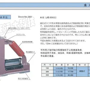 磁性框式水平仪(日本) 型号:CH14-200mm库号:M405792