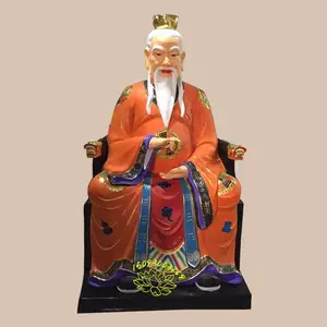鸿钧老祖真身 鸿钧老祖神像 玻璃钢雕像鸿钧道人佛像寺庙佛像加工 孙悟空师父雕像