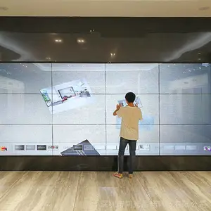 南宁银行LCD液晶拼接屏触摸框_同光晶畅红外感应拼接触摸框市场价