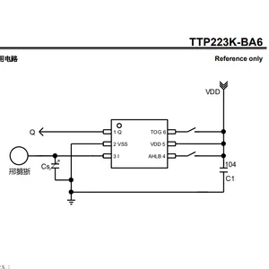 ̨��̩ͨ����������ӦоƬ������ӦIC TTP223K BA6