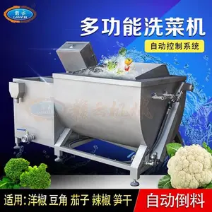 叶类、根茎类的蔬菜,水果和中草药等产品清洗设备多功能清洗机