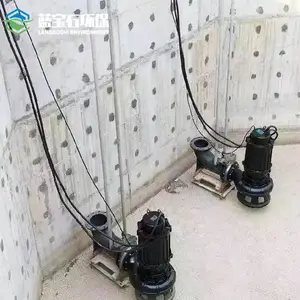 好氧至缺氧池回流泵WQ型潜水排污泵湿式自耦合装置蓝宝石环保