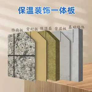 仿石材保温一体板,保温装饰一体化板,节能装饰板
