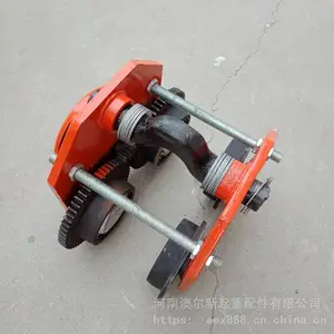 厂家批发手推手拉跑车 1t-3m手动单轨小车