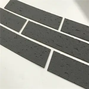 陕西省小区外墙使用的瑞源软瓷砖，柔性石材，柔性面砖。软瓷劈开砖，厂家直销