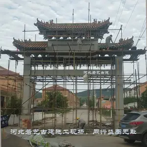 潞城亭子牌楼 欧式牌楼 古建门楼设计施工