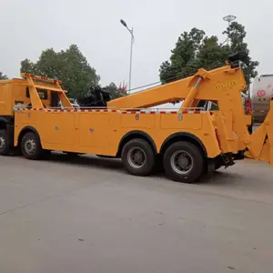 豪沃清障车 道路救援车 重汽救援拖车厂家 重汽前四后八清障车