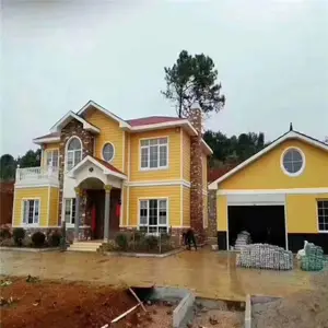 石家庄深泽装修完就可以直接入住中式美式欧式风格农村钢结构房屋使用寿命长