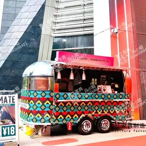 快餐车多功能流动早餐车移动店车夜市摆摊车美食车烧烤油炸小吃车