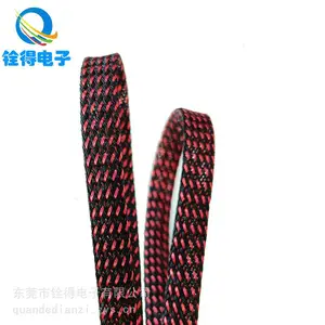 铨得漆包线混编PET网管各种型号支持定制漆包铜编织带